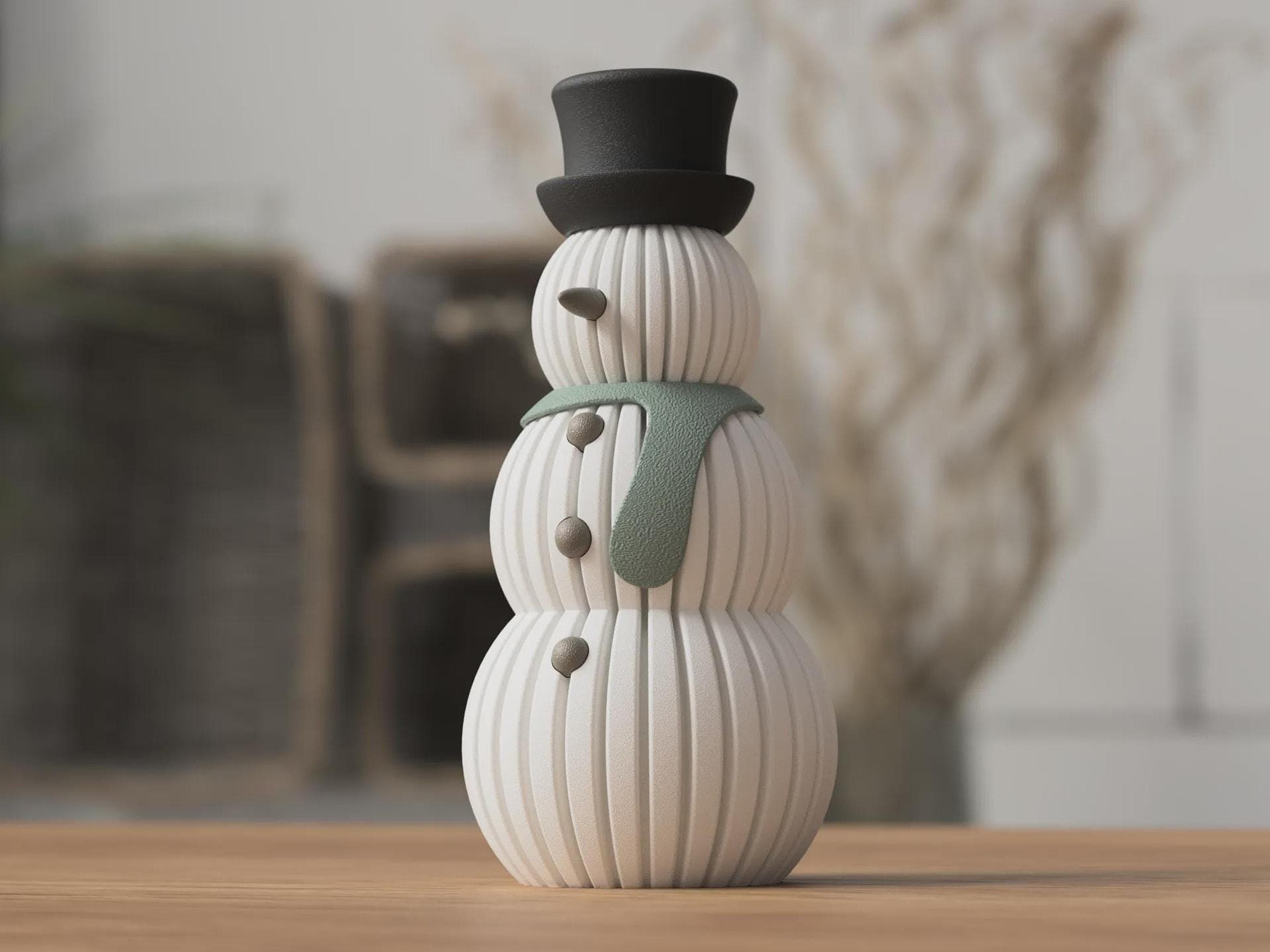 Ribbed Snowman Christmas Decor – photo 2